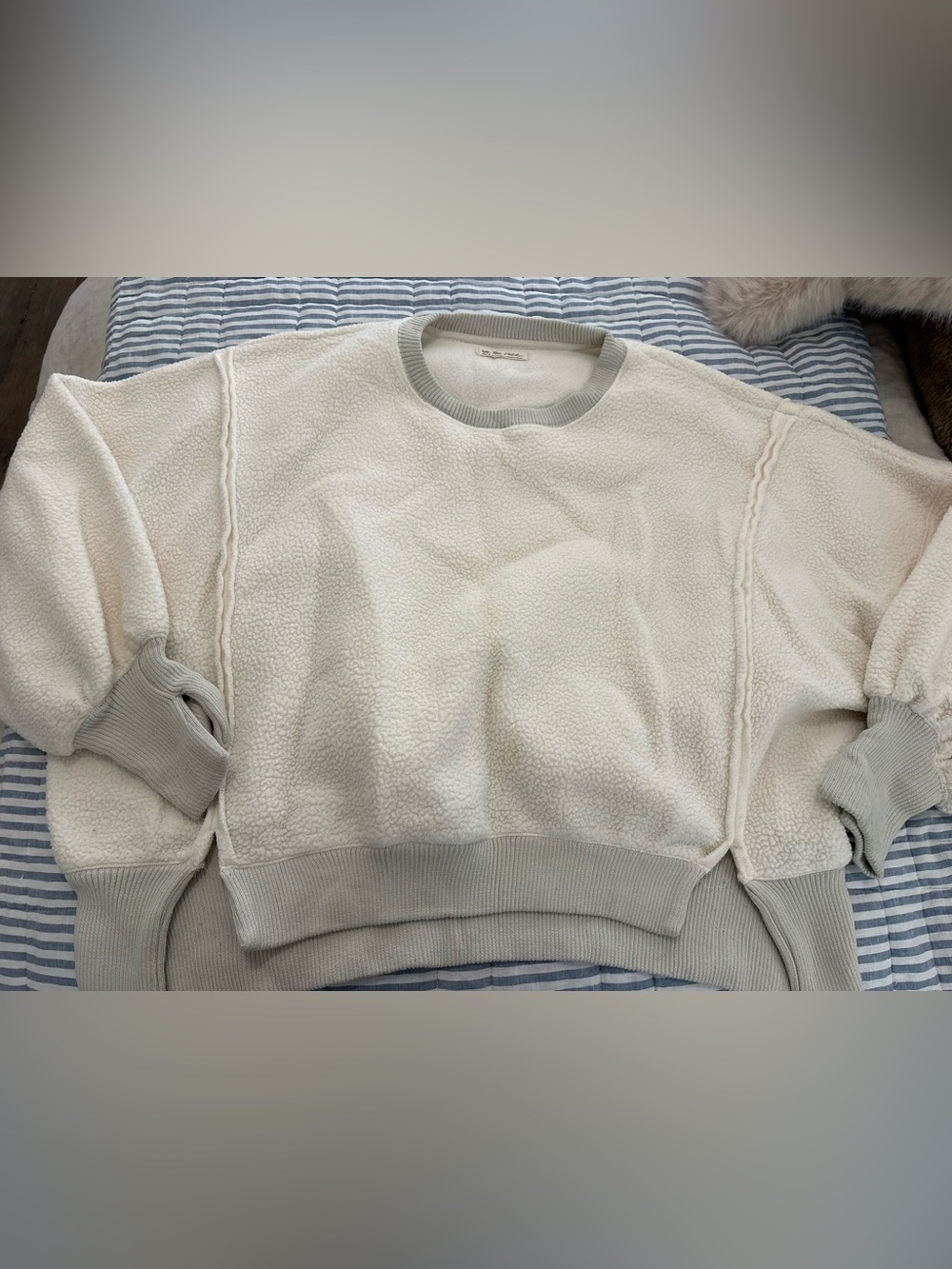 Free People "We The Free" Camden Sweatshirt M - Picture 2 of 6
